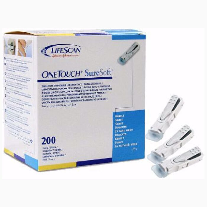 Verio SureSoft Single Use Lancets Device 200/ Per Pack Kuwait