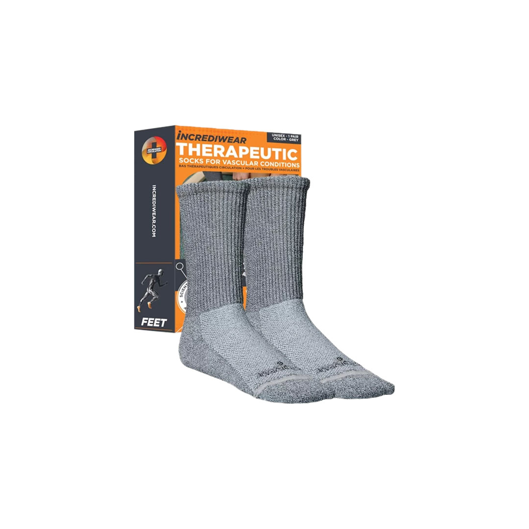 Incrediwear Diabetic Socks Crew Grey Incrediwear Diabetic Socks Crew Grey