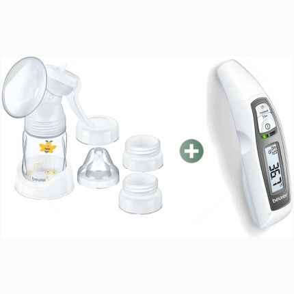Beurer Manual Breast Pump BY 15 + Forehead Thermometer FT 65