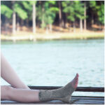 Vital Salveo Bamboo Charcoal and Germanium Ankle Sleeve - Image 6