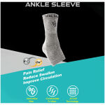 Vital Salveo Bamboo Charcoal and Germanium Ankle Sleeve - Image 10