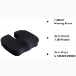 Dr Well Memory Foam Coccyx Comfort Ortho Cushion