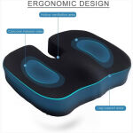 Dr Well Memory Foam Coccyx Comfort Ortho Cushion