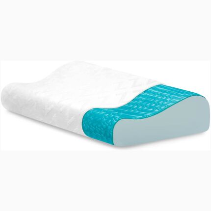 Dr Well Small Neck Support Memory Foam Pillow Memory Foam