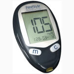 Omron M2 HEM-7143-E + Freestyle Blood Glucose Monitor + Freestyle Lite Strips - Image 2