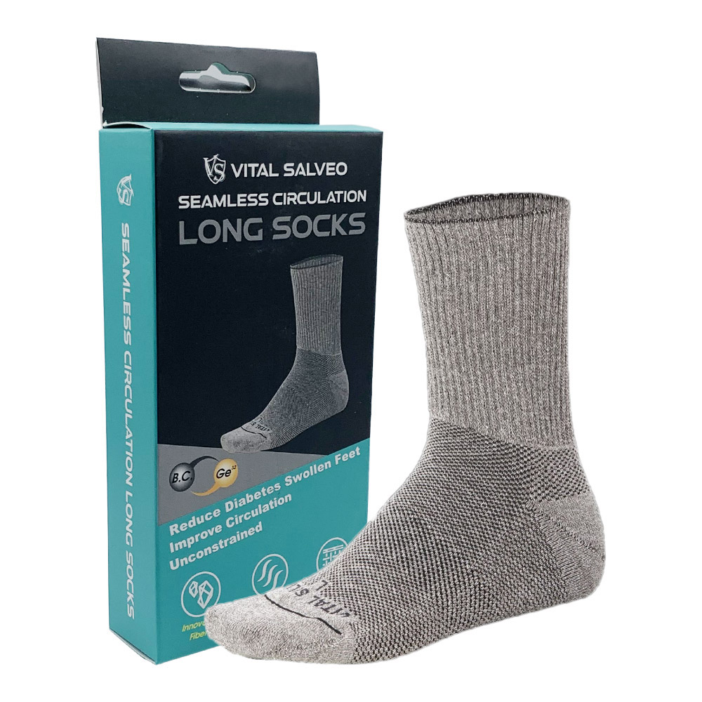 IMG-55099.jpg Vital Salveo Seamless Diabetic Socks Long - Image 1