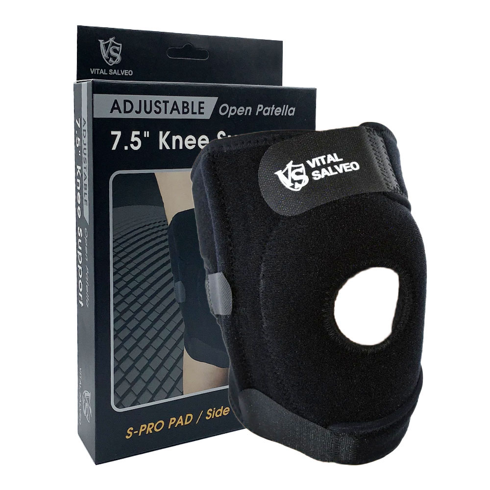 IMG-5516.jpg Vital Salveo 7.5" Adjustable Strengthen Open Patella Knee Support/S-Pro Pad - Image 1
