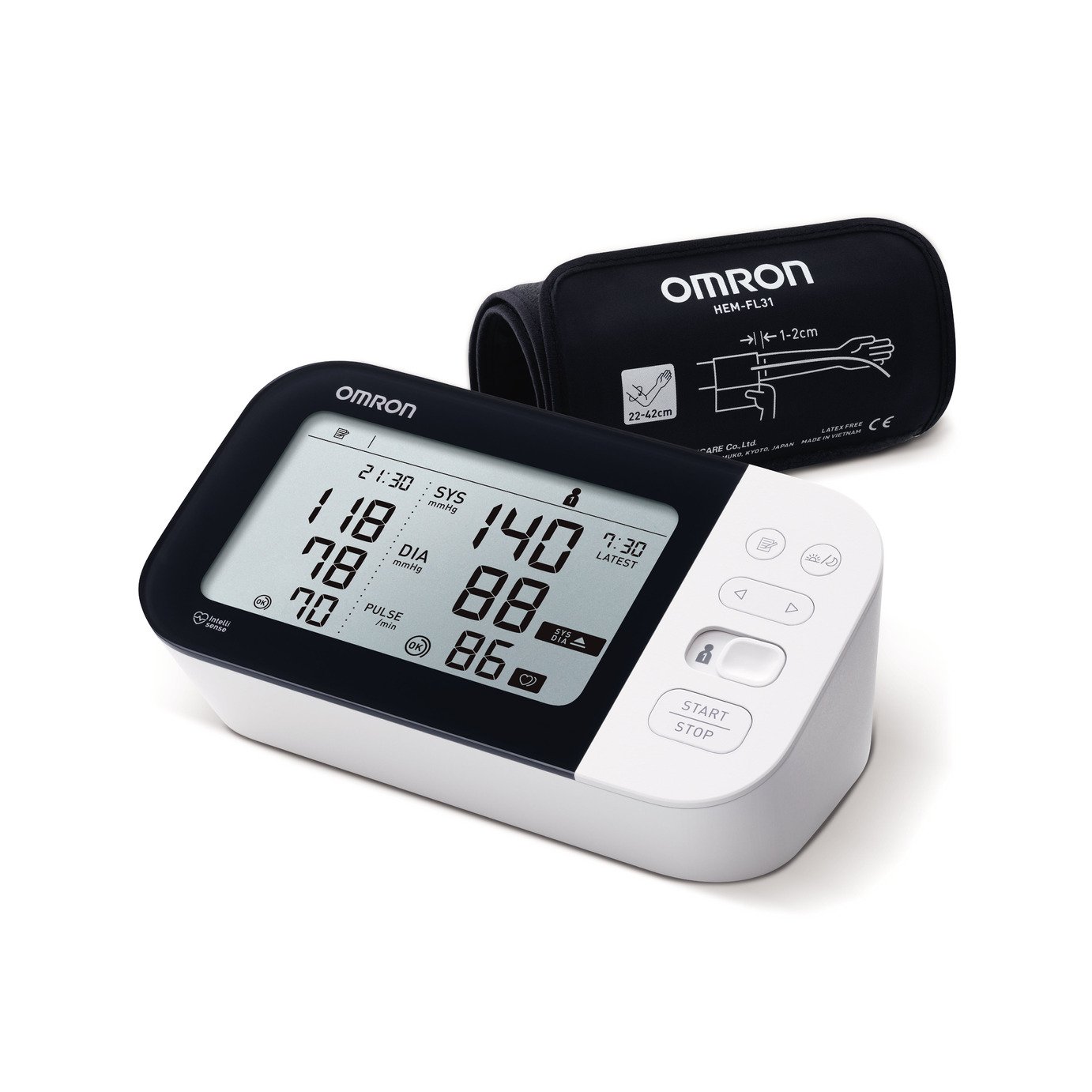 Omron-Blood-Pressure-Monitor-M7-INTELLI-IT-HEM-7361T-EBK.jpeg Omron Blood Pressure Monitor M7 Intelli It - Image 1