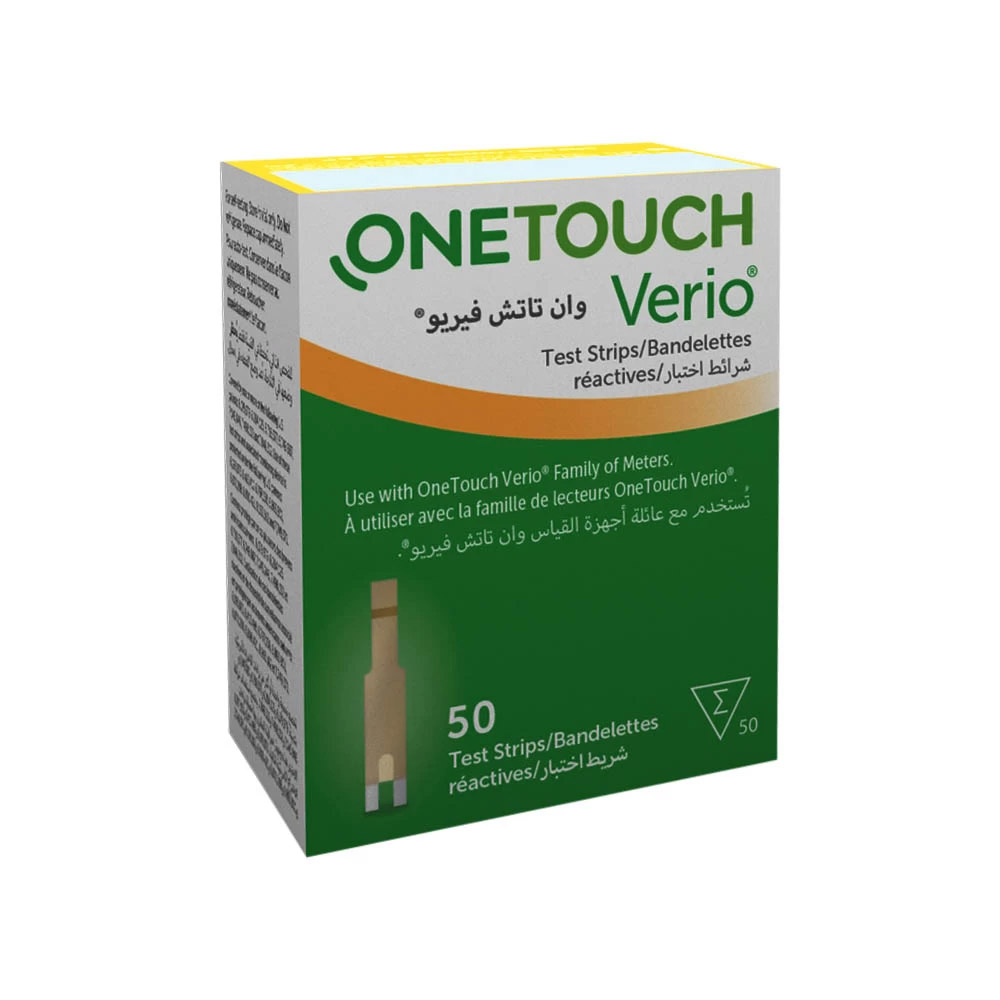 Onetouch Verio Strips Pack Of 50 Strips-01 Onetouch Verio Strips Pack Of 50 Strips