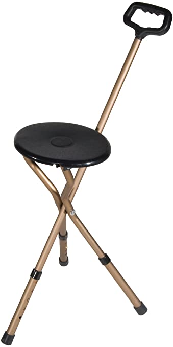 WOLLEX-Aluminum-Cane-With-seat-W937.jpg WOLLEX Aluminum Cane With seat W937 - Image 1