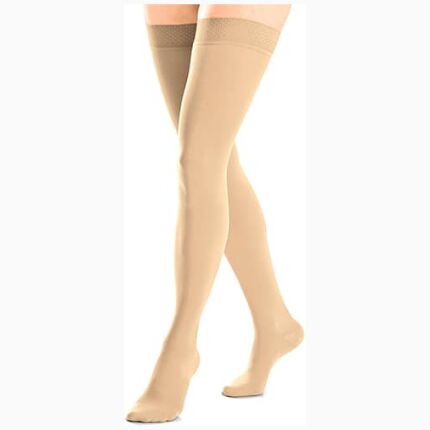 WOLLEX Compression Stockins Thigh High Close