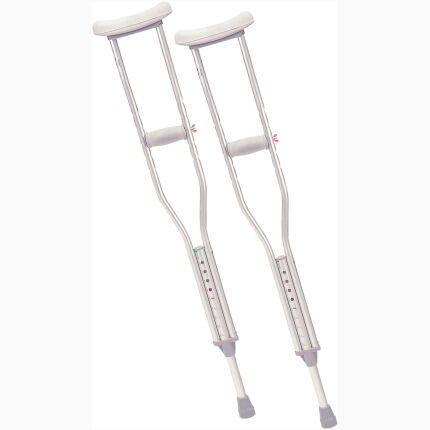 WOLLEX Walking Crutch with  Underarm Pad and Handgrip W925