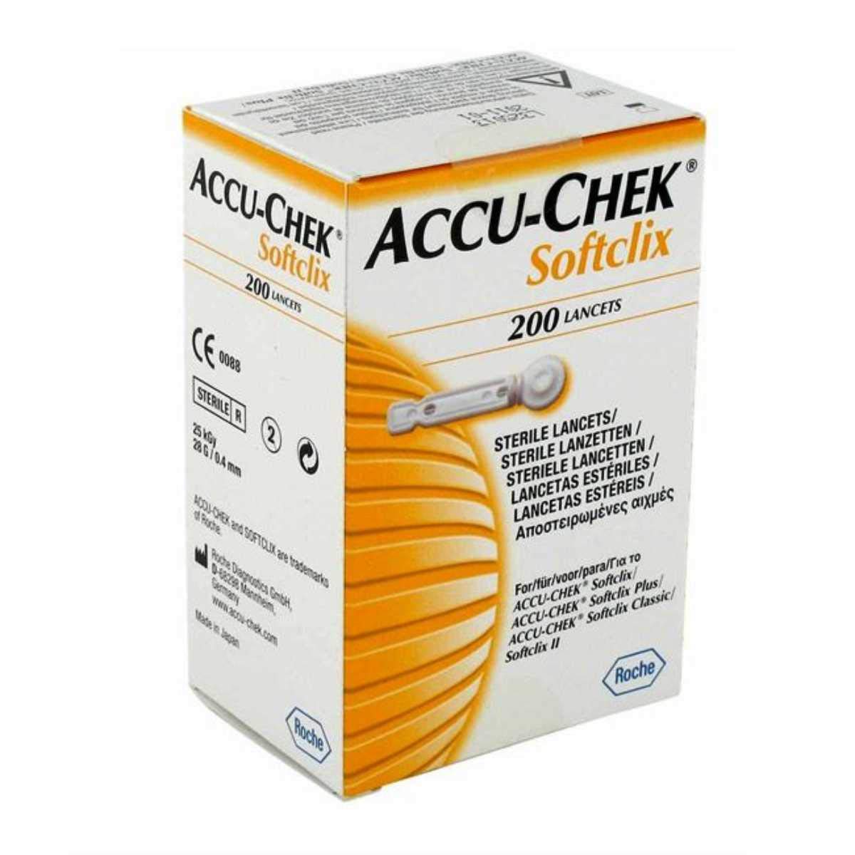 ac17.jpg Accu-Chek Softclix lancets 28G - 200 pieces - Image 1