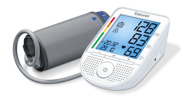 beurer-talking-upper-arm-blood-pressure-monitor-bm-49.jpg Beurer Talking Upper Arm Blood Pressure Monitor BM 49 - Image 1