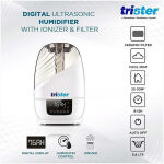Trister Humidifier with Ionizer & Filter 5.8l - Image 2