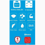 Trister Smart Body MUSC Bone BMI Scale -White 4S - Image 3