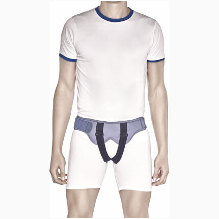 Hernia Belt Double Pad Grey