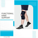 Vissco Functional Knee Support Black 1pc - Image 2
