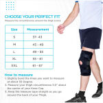 Vissco Functional Knee Support Black 1pc - Image 6