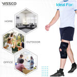 Vissco Functional Knee Support Black 1pc - Image 4