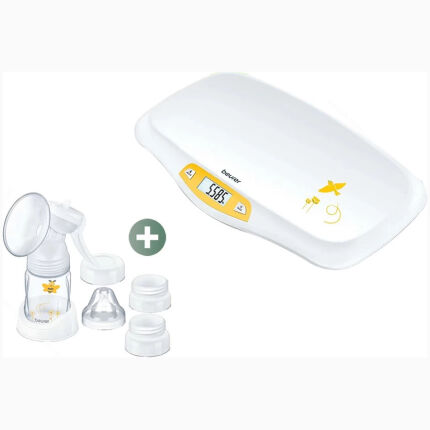 Beurer Manual Breast Pump BY 15 + Beurer Baby Scale BY 80