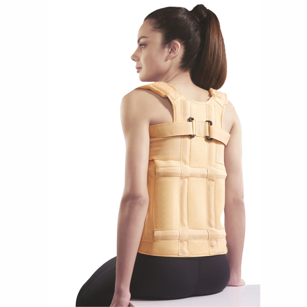 1-1-1.jpg Vissco Dorso Lumbar Spinal Brace Beige - Image 1