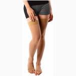 Vissco Medical Compression Class-2 Thigh Length Mild Support Beige