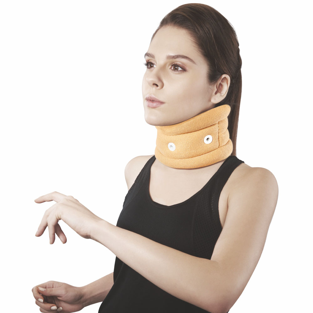 1-8-1.jpg Vissco Cervical Collar without Chin Support Beige - Image 1
