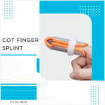 Vissco Cot Finger Splint Adjustable Strap Orange - Image 2