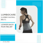 Vissco Lumbocare Lumbo Sacral Belt Grey - Image 2