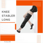 Vissco Knee Stabler Long Black 19" Brace - Image 2