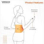 Vissco Orthopedic Heating Belt Orange - Image 7