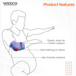 Vissco Elbow Support with Strap Mild Support 1pc - Image 7