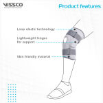 Vissco Stretchable Hinged Elastic with Open Patella - Image 7
