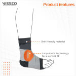Vissco Ankler Moderate Support Gray - Image 7