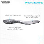 Vissco Superfly Insoles Grey - Image 7