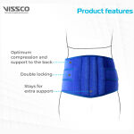 Neoprene Lumbar Blue Belt 9" - Image 7