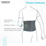 Vissco Lumbocare Lumbo Sacral Belt Grey - Image 7