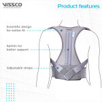 Vissco Posture Aid Moderate Support Grey - Image 7