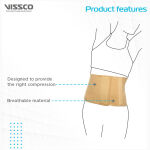 Abdominal Belt Abdominal Muscles 8" Beige - Image 3