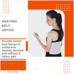 Vissco Heating Belt Ortho Grey - Image 2