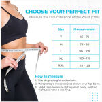 Abdominal Belt Abdominal Muscles 8" Beige - Image 4