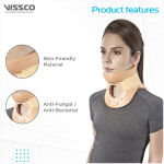 Vissco Collar Philadelphia Firm Support & Prevents Head / Neck Movement Beige 1pc - Image 5