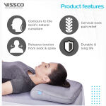 Vissco Deluxe Cervical Pillow Grey - Image 5