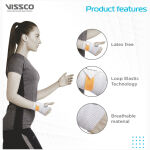 Vissco Wrist Brace Sports & Workout Grey - Image 5
