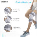 Vissco Stretchable Hinged Elastic with Open Patella - Image 5