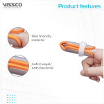 Vissco Cot Finger Splint Adjustable Strap Orange - Image 5