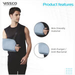 Vissco Arm Pouch Sling Mild Support Grey - Image 5
