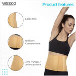 Abdominal Belt Abdominal Muscles 8" Beige - Image 5