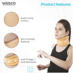 Vissco Cervical Collar without Chin Support Beige - Image 5